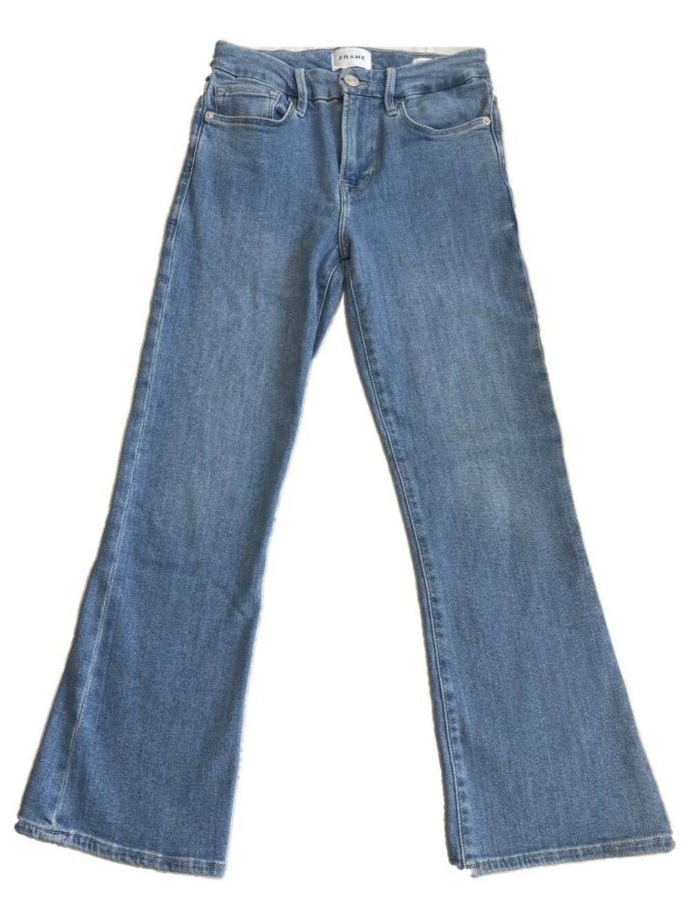 FRAME Le Crop Mini Boot Jeans Light Wash 26
